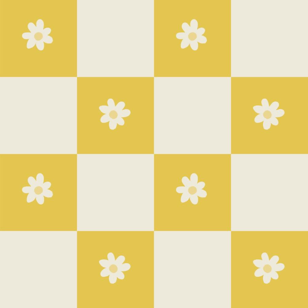 Daisy Grid Yellow