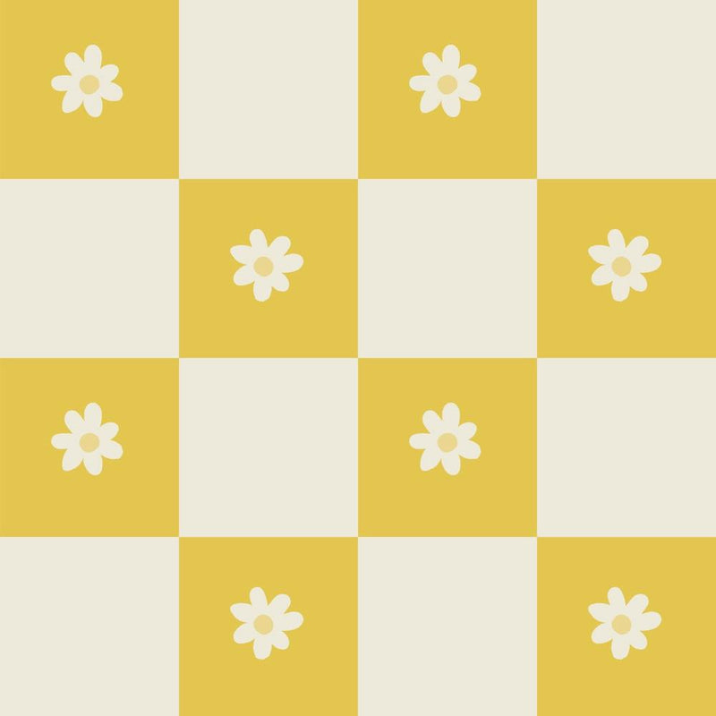 Daisy Grid Yellow
