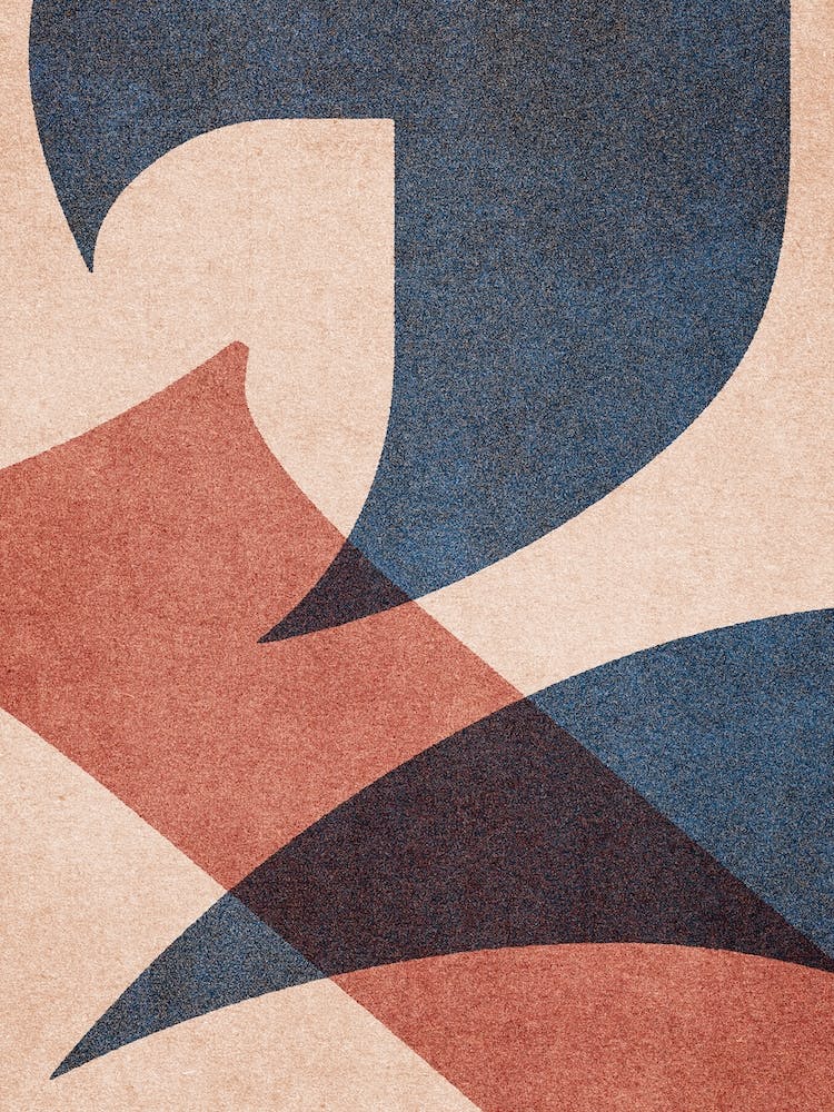 Abstract Alphabet Gothic D