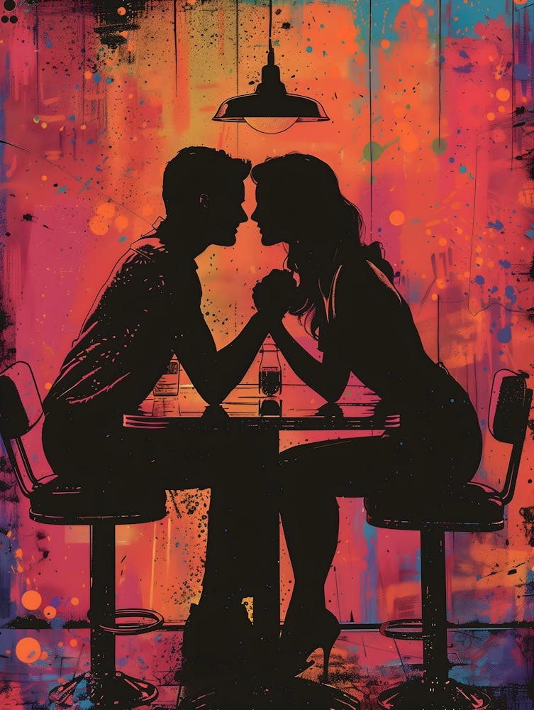 Love At First Sight, Vibrant, Bold Colors, Pop Art