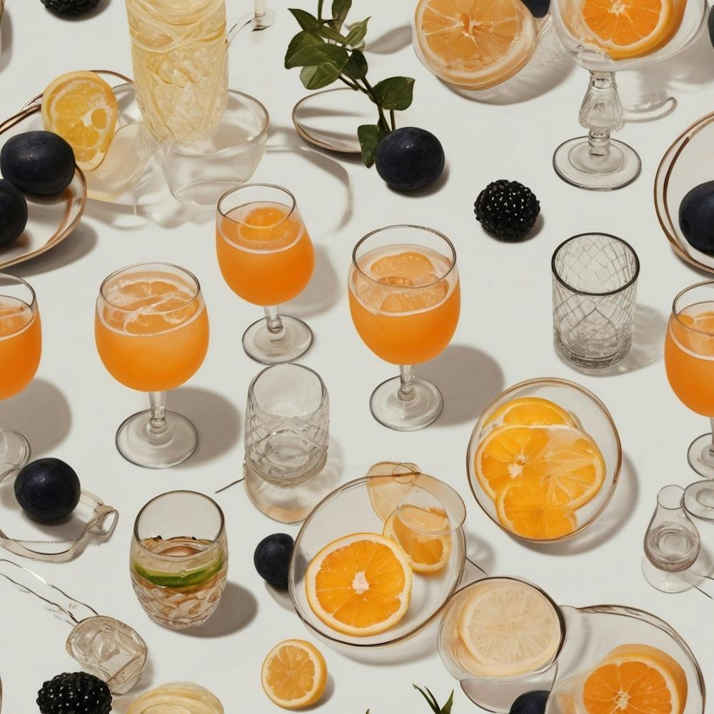 Default Drinks In Different Tableware And Accessories Aestheti 3