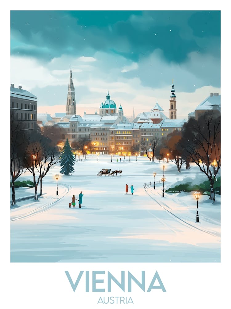 Affiche de voyage Vienna