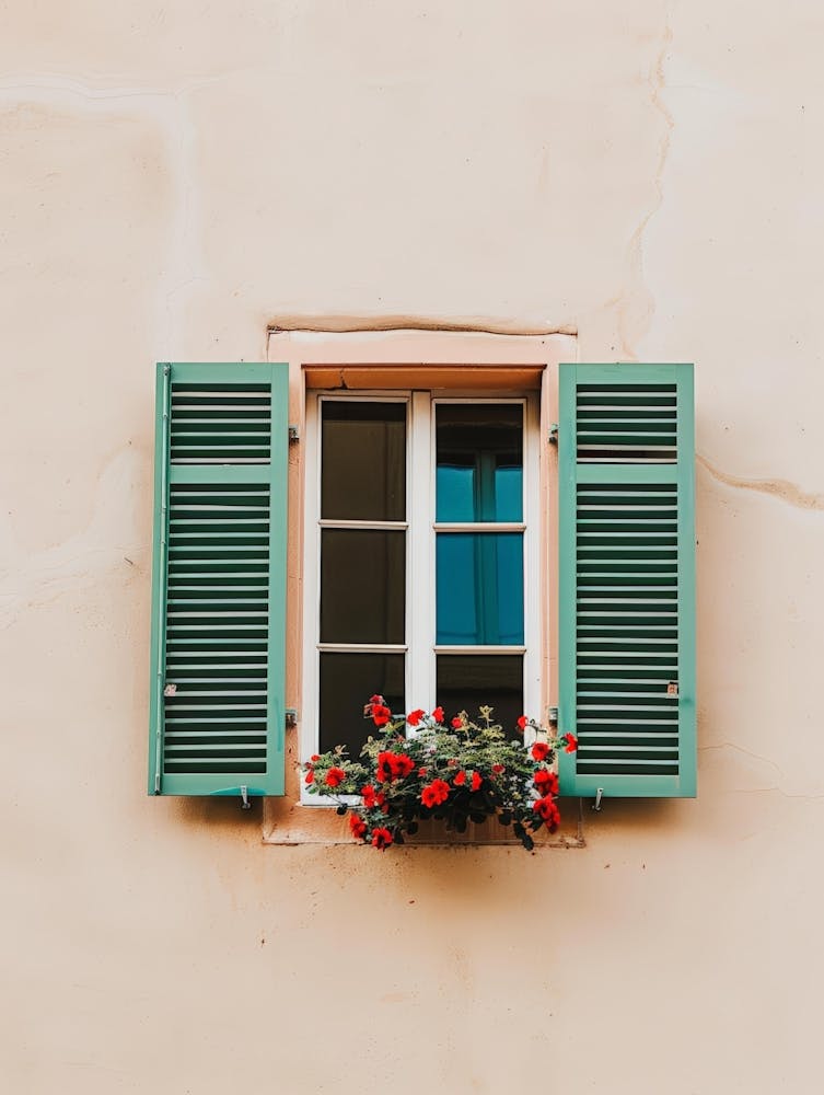 Window With Shutters