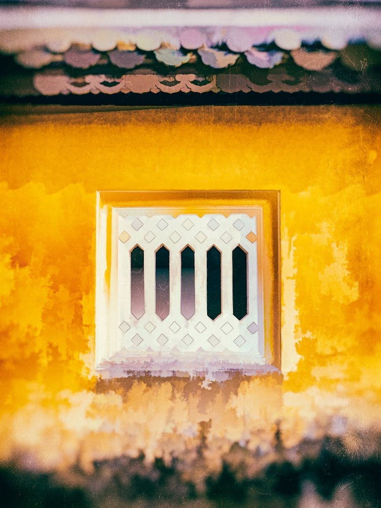 Window Of Hue Vietnam