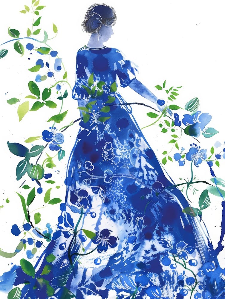 Blaues Kleid 3