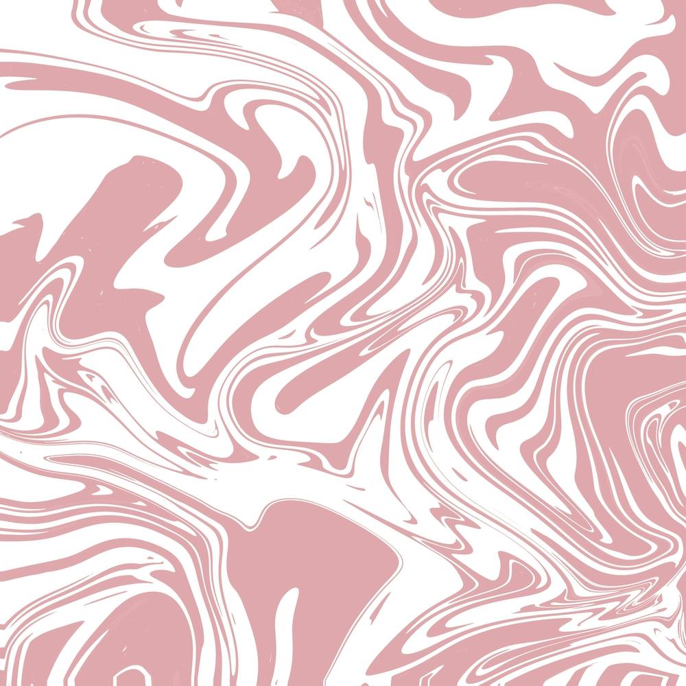 Liquid Contemporary Abstract Light Pink and White Swirls - Retro Liquid Swirl Lava Lamp Pattern