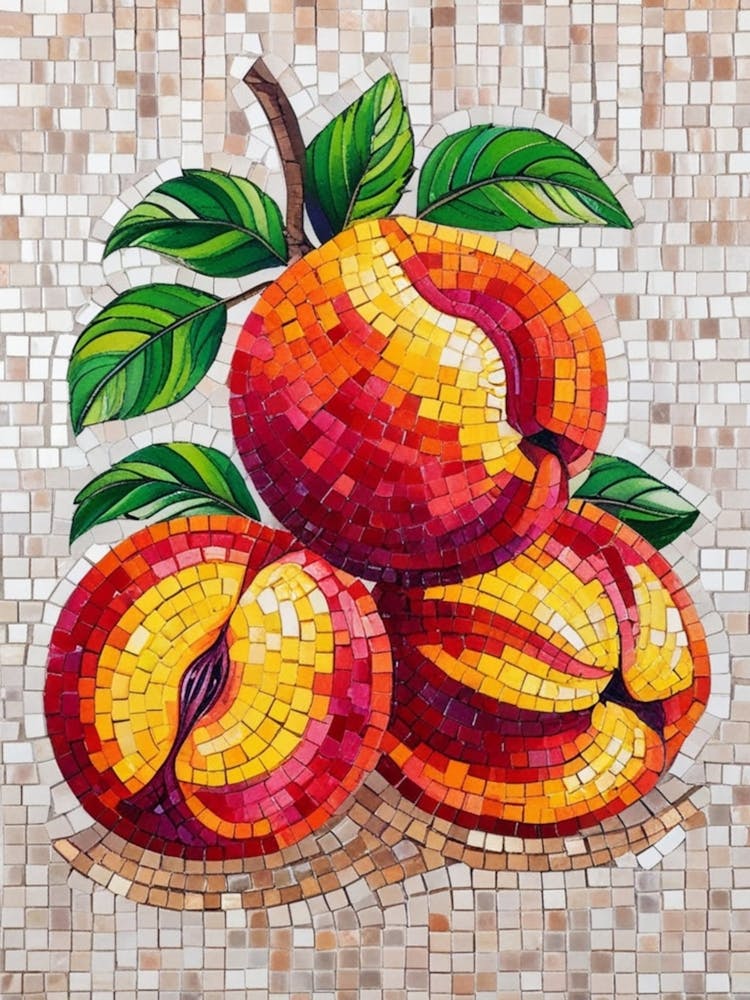 Peach Mosaic 1