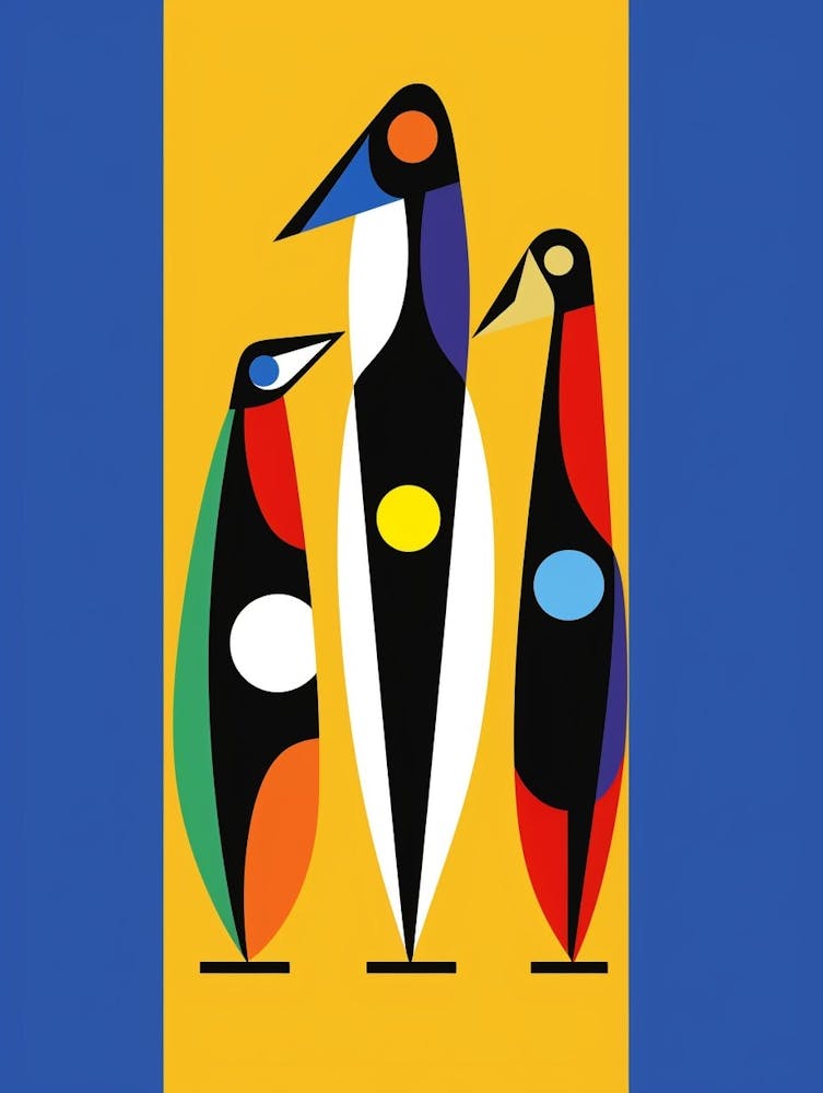Penguin Abstract Minimalist 2