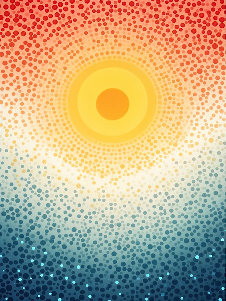 Abstract Sunburst