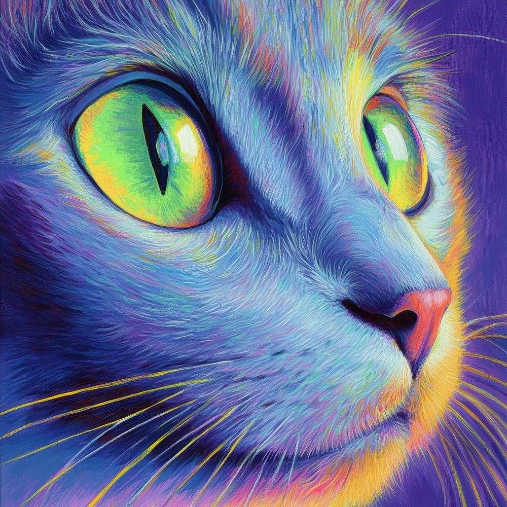 Psychedelic Cat