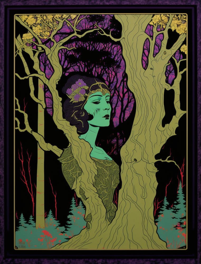 Femme dans la forêt 4