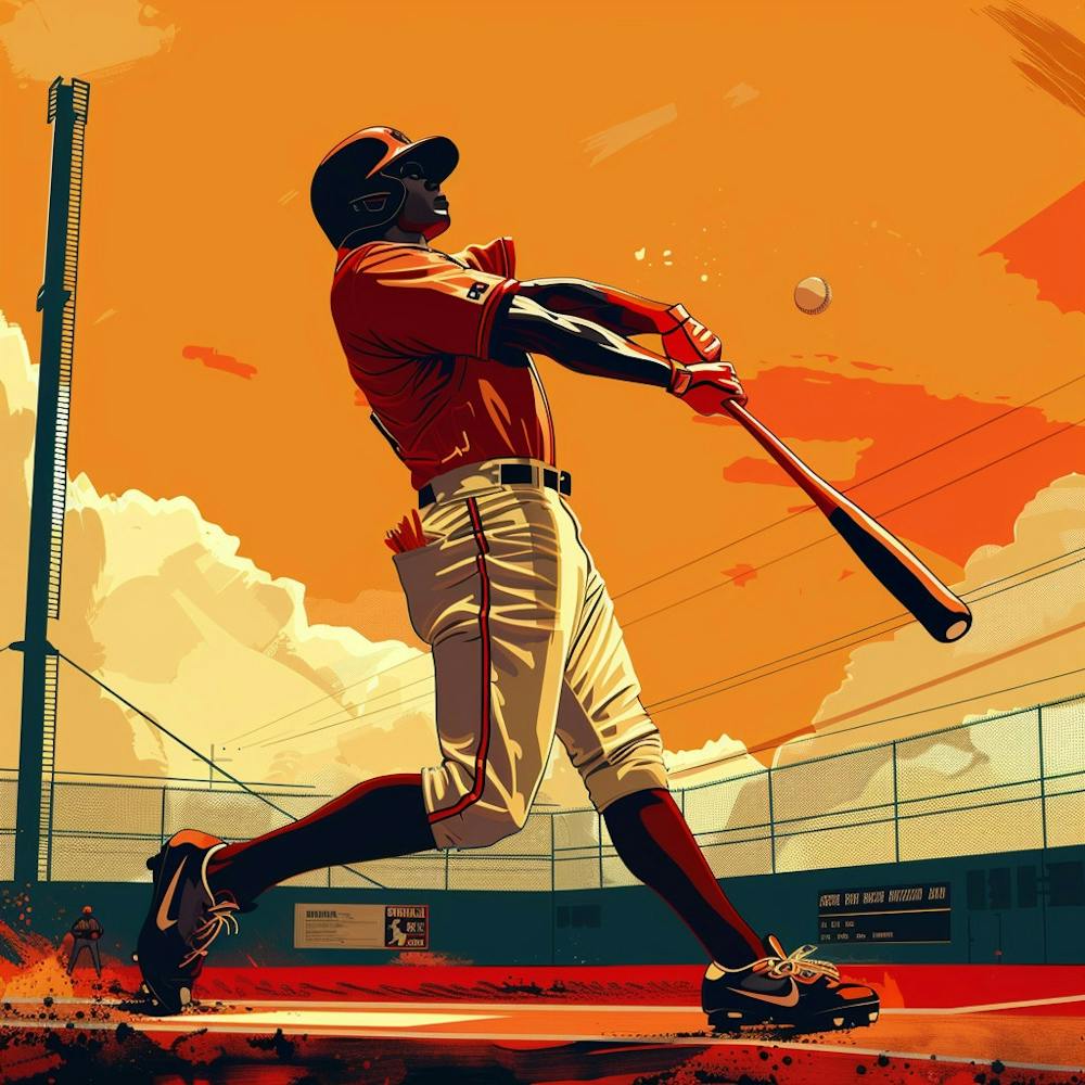 A Baseball Player Hitting Home Run Lofi Illustra 1718672720 1