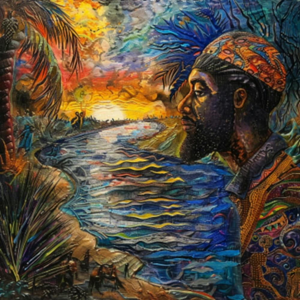 Man Looking At The River