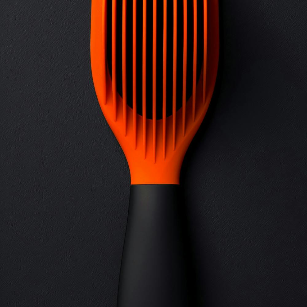 Orange Hair Comb