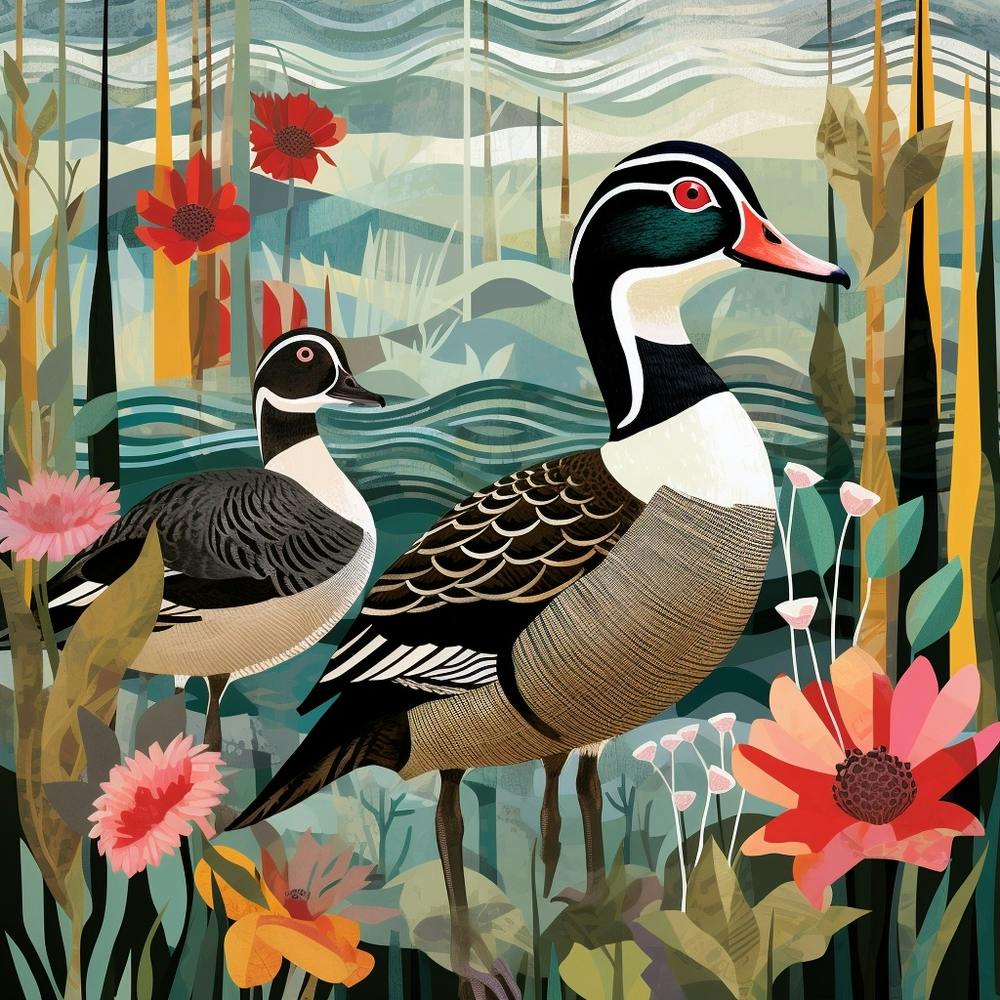 Bird In Nature Wood Duck 1
