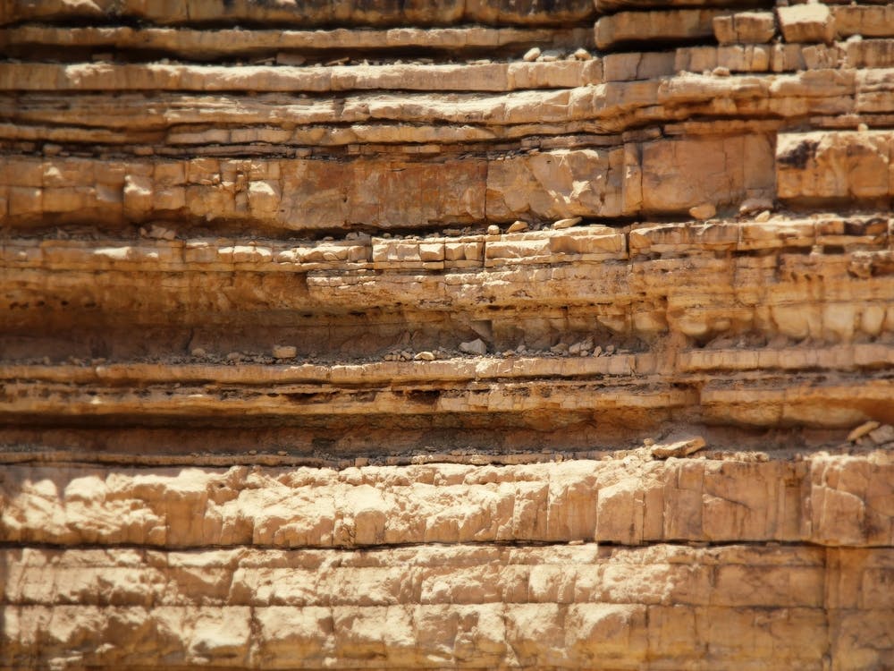 Pattern Of Rocks Of Desert