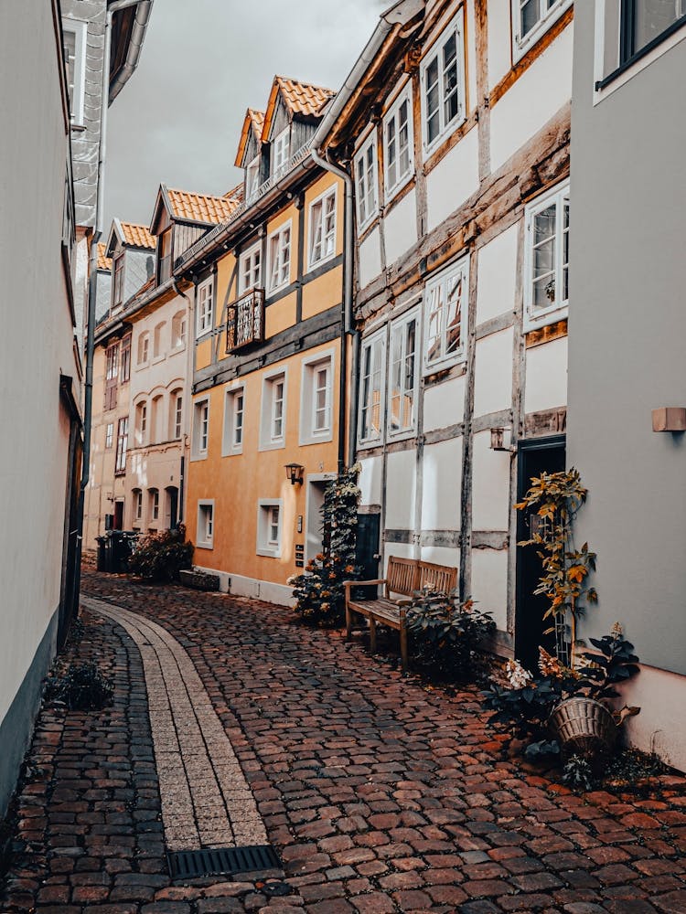 Old German Half Timbered Houses 03