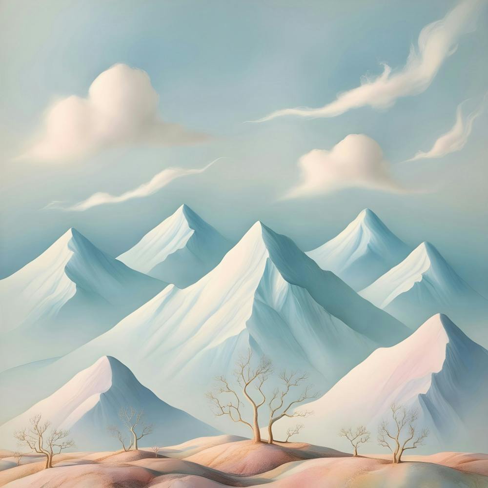 Abstract Mountain Landscape 9