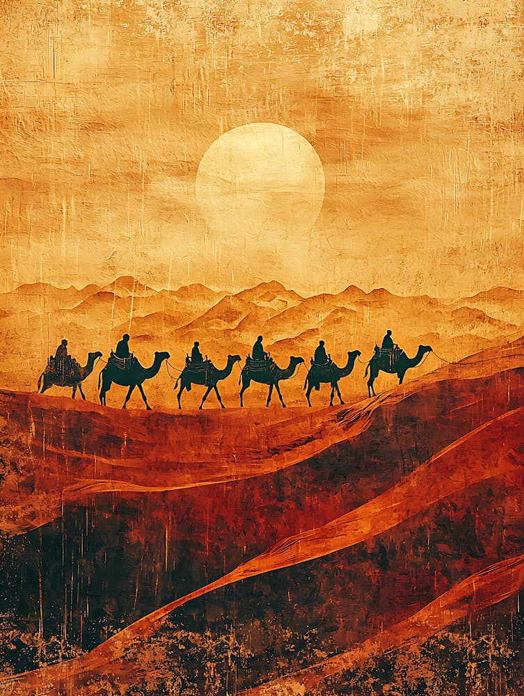 Camel Ride In The Desert 9
