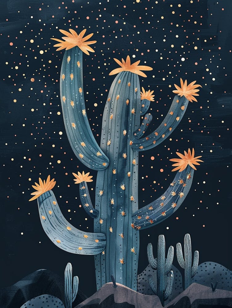 Queen Of The Night Cactus Minimalist 1