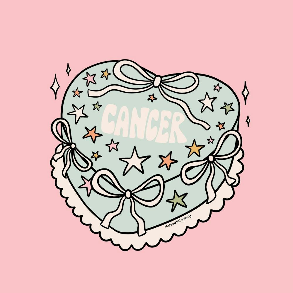 Cancer Heart Cake