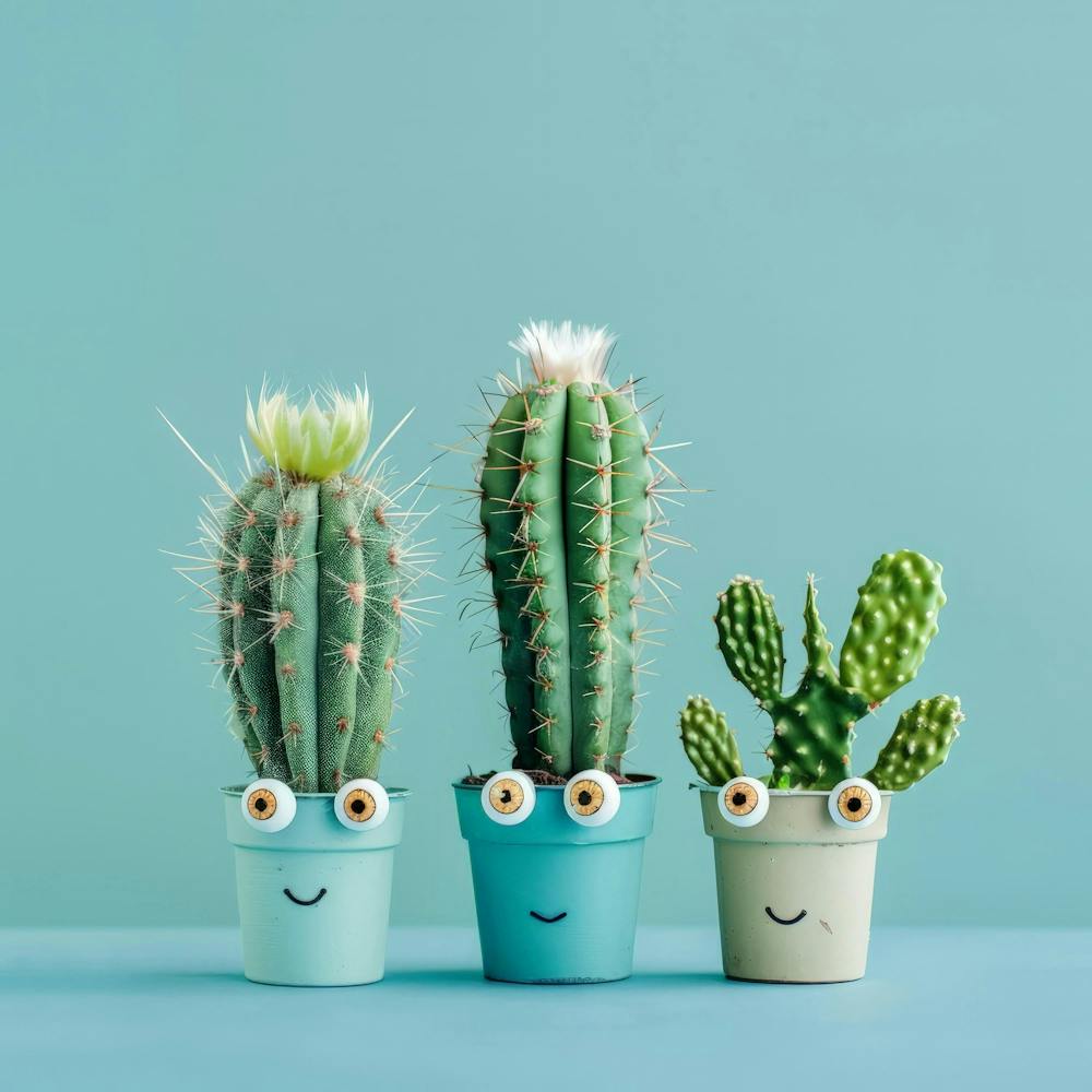 Cactus With Eyes