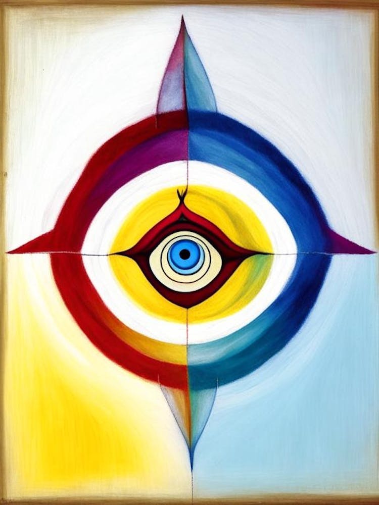 Chakra, Symbol, Third Eye Rothko Neutral
