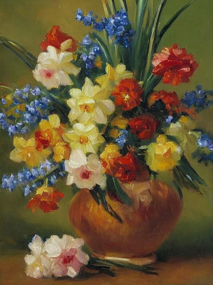 Daffodils Painting 5 Flower