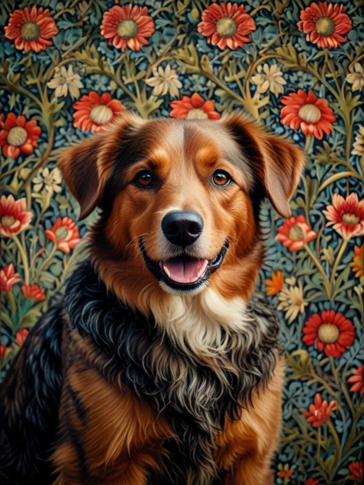 William Morris Dog Portrait 1