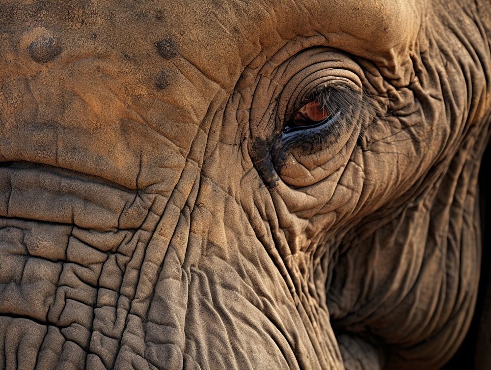 African Elephant Close Up Realism 4