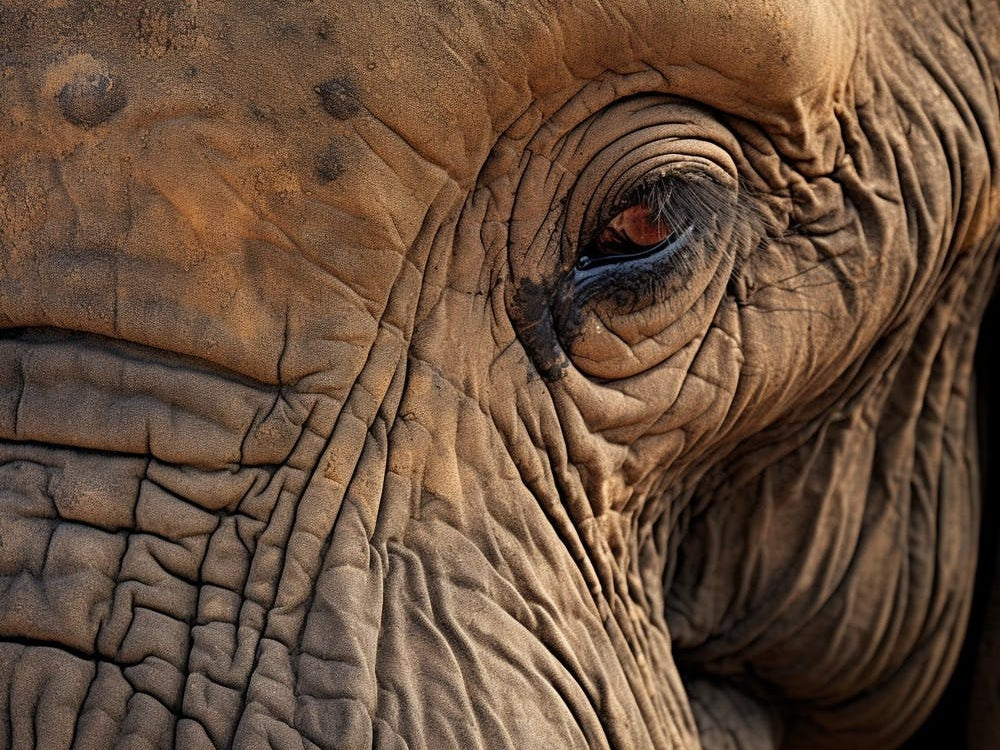 African Elephant Close Up Realism 4
