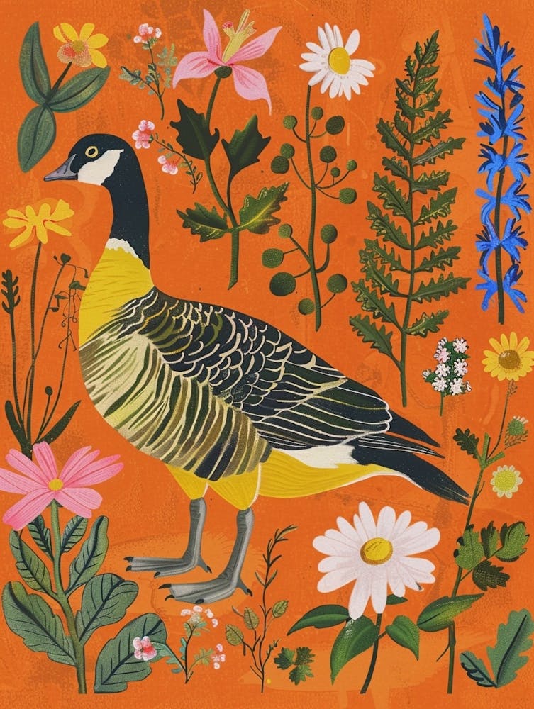 Spring Birds Goose 4