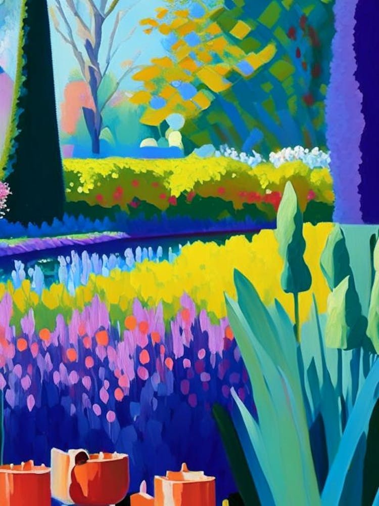 Keukenhof Gardens, 1, Netherlands Abstract Still Life