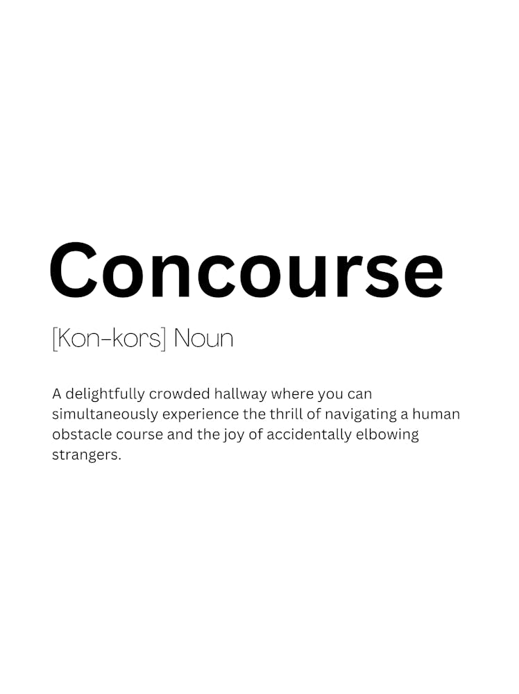 Concourse Definition Meaning