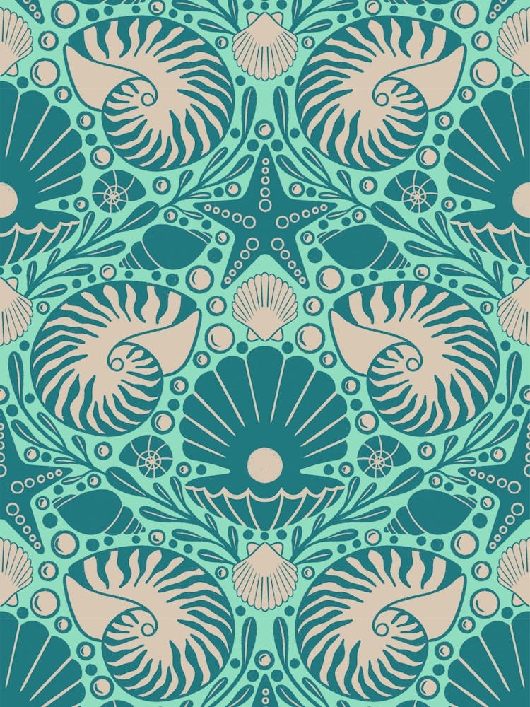 Shell Damask