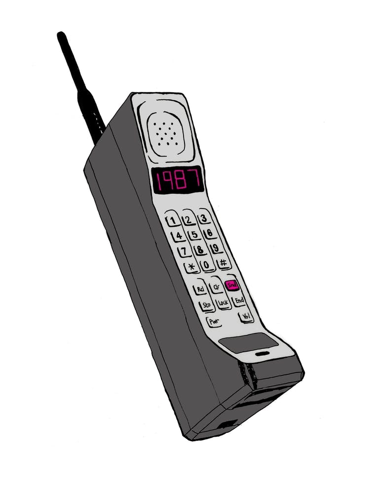 Retro 1987 Mobile Phone