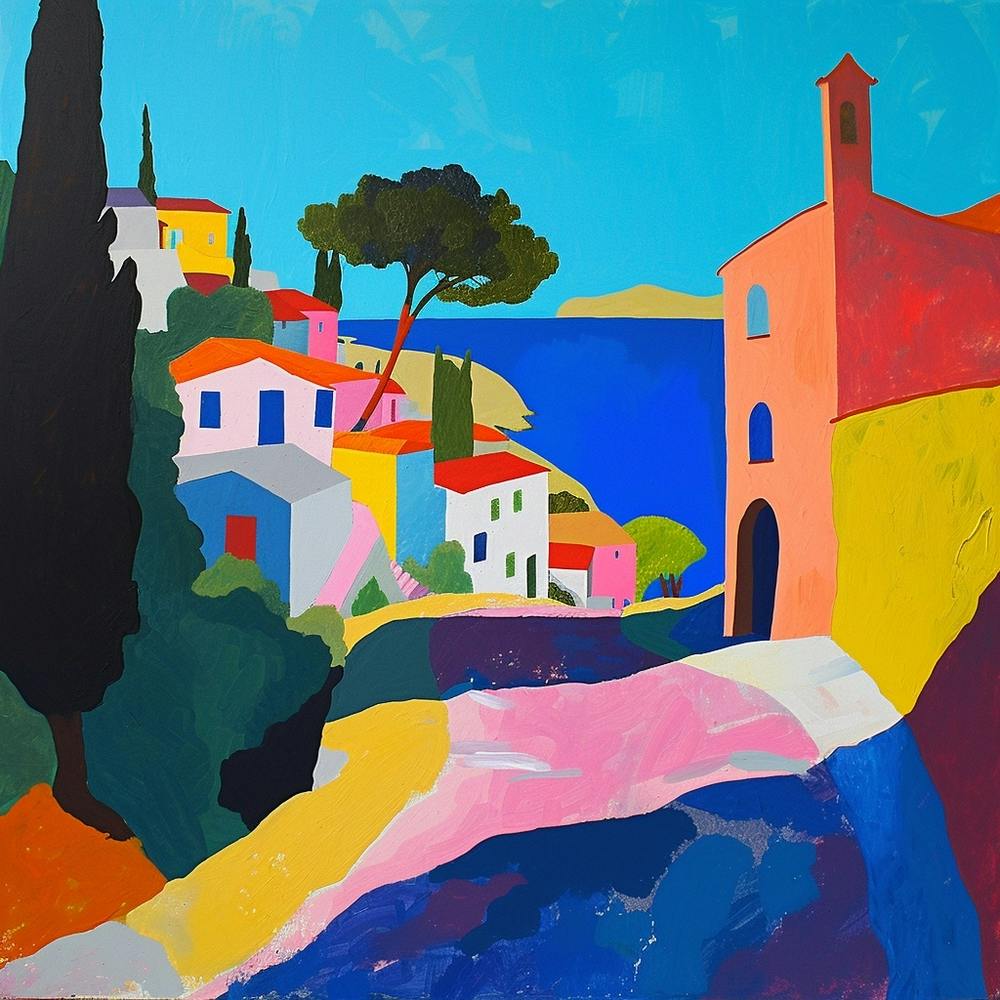 Abstract Travel Collection Greece 1