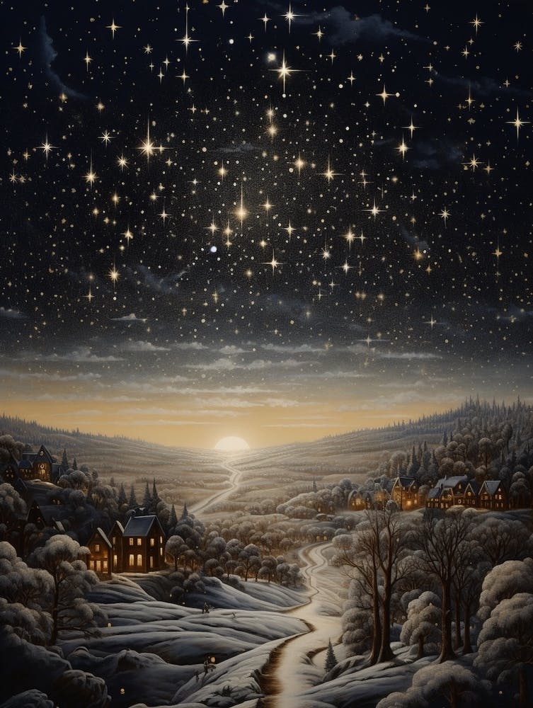 Winter Night Scape 5