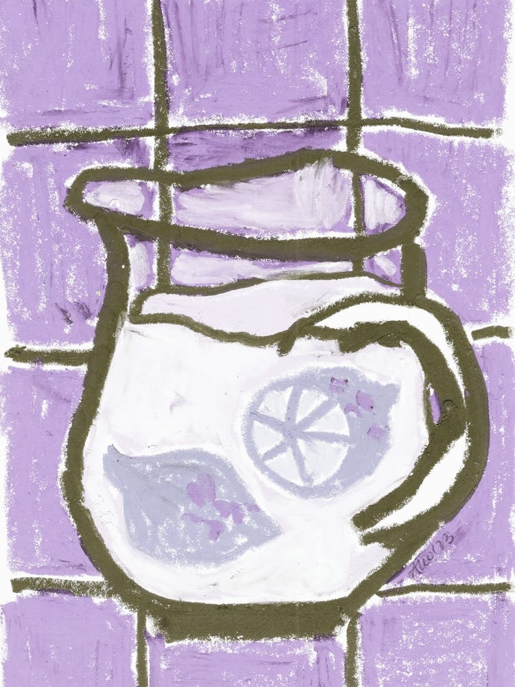 Jug Of Lemonade, violet