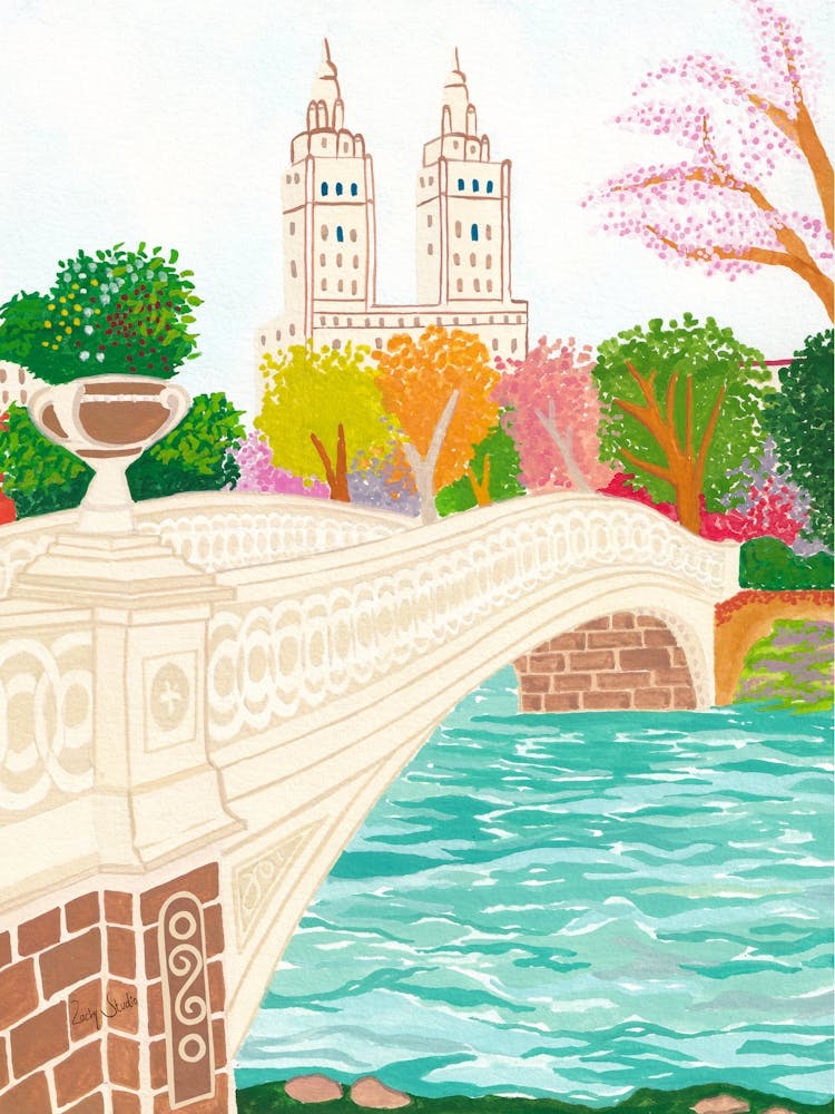 Central Park, New York, Bow Bridge
