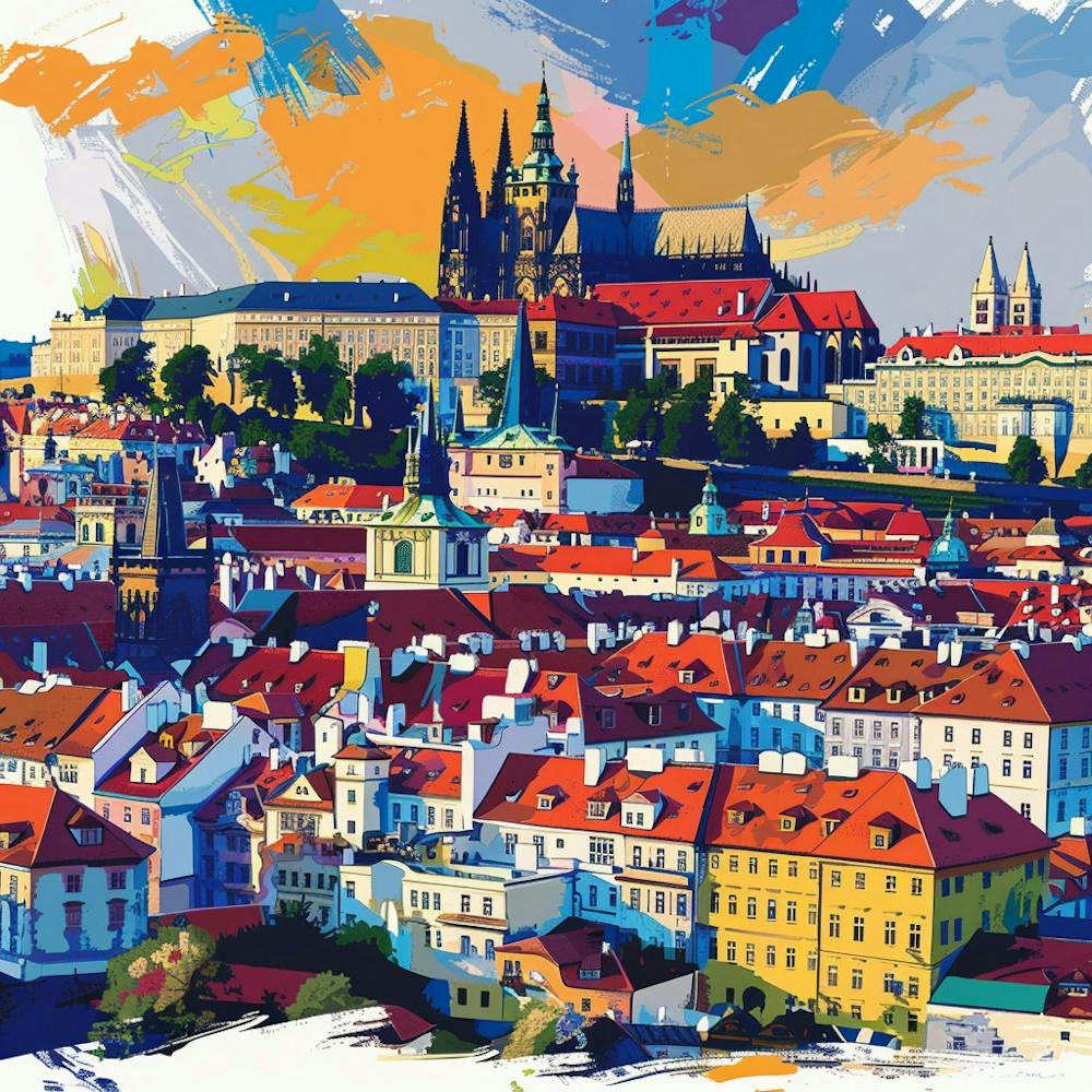 A Prague Castle In Prague Expressive Strokes Ill 1720028675 3