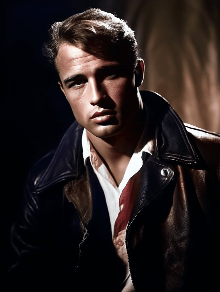 Color Photograph Marlon Brando 3