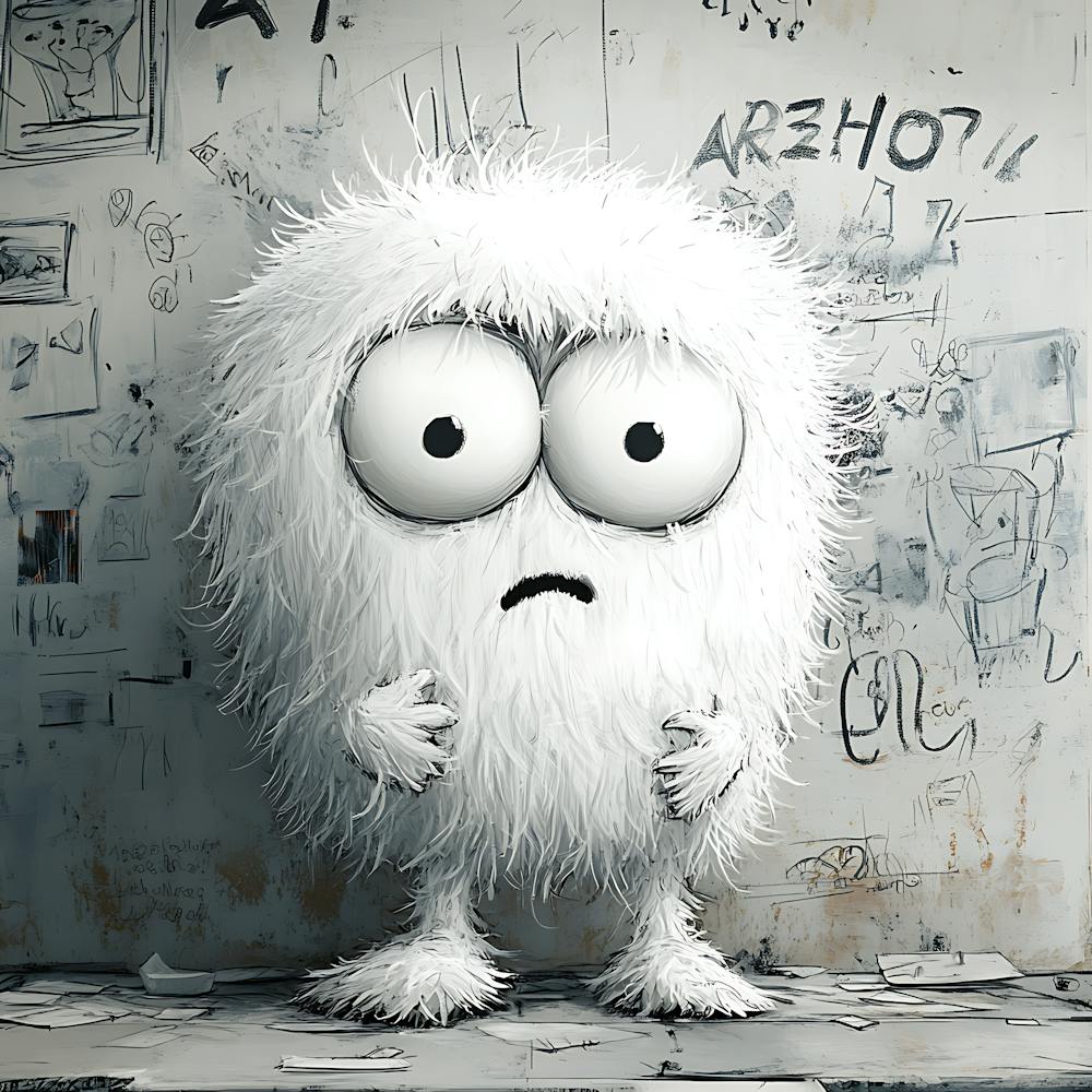 Cute Shaggy Plush Ghost Toy 11