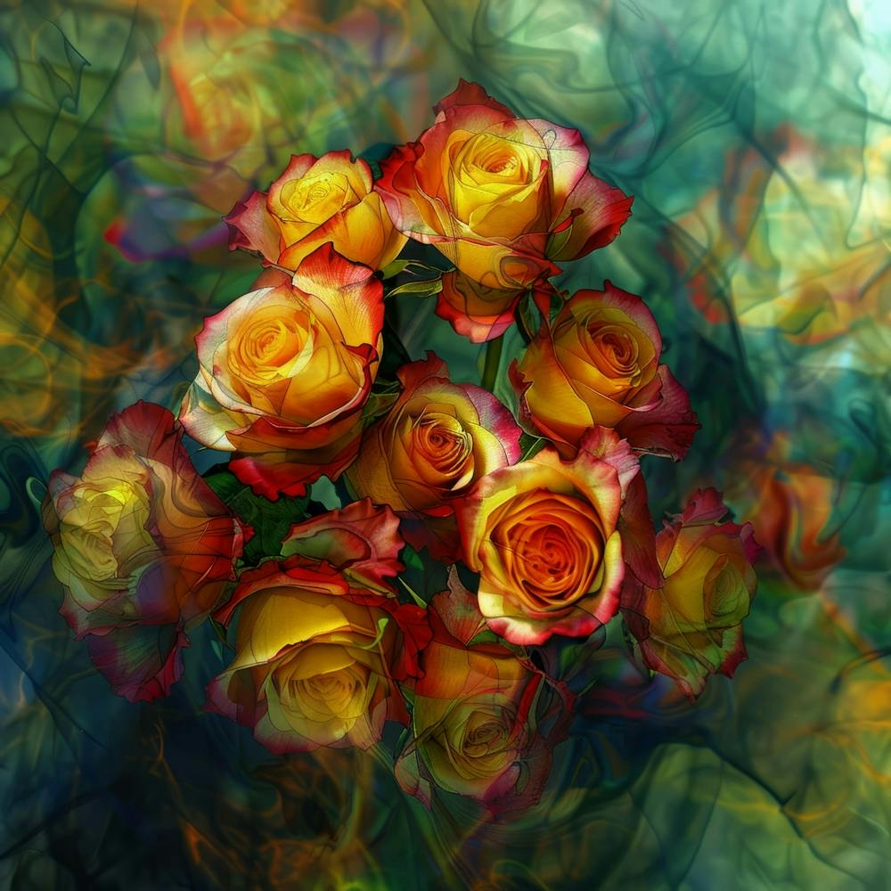 Abstract Roses Photo 1