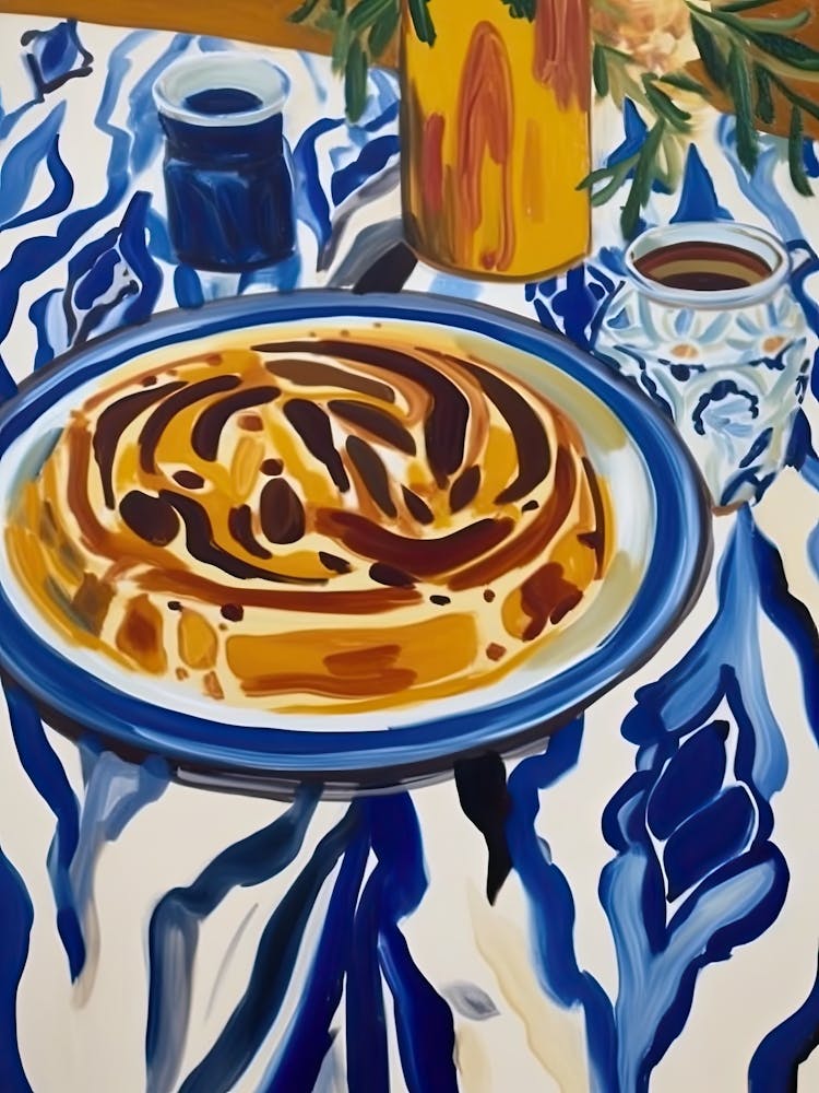 Karamellflan Gemälde 1