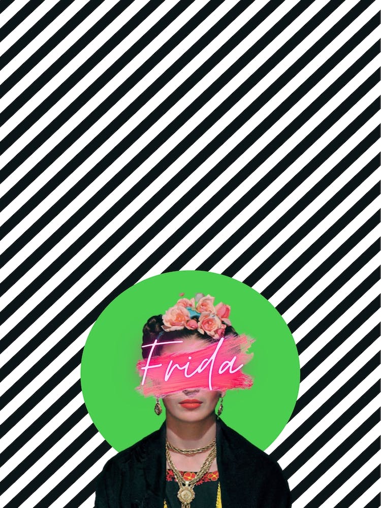 Neon Frida Kahlo