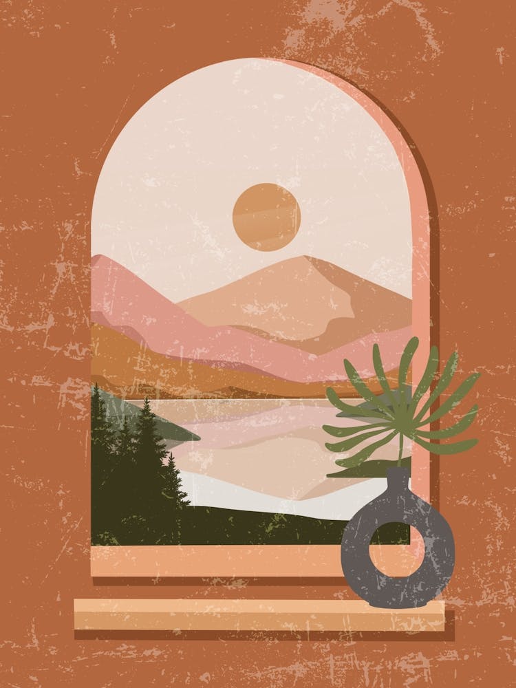 Landscape In A Window