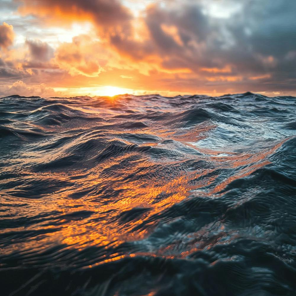 Sunset In The Ocean