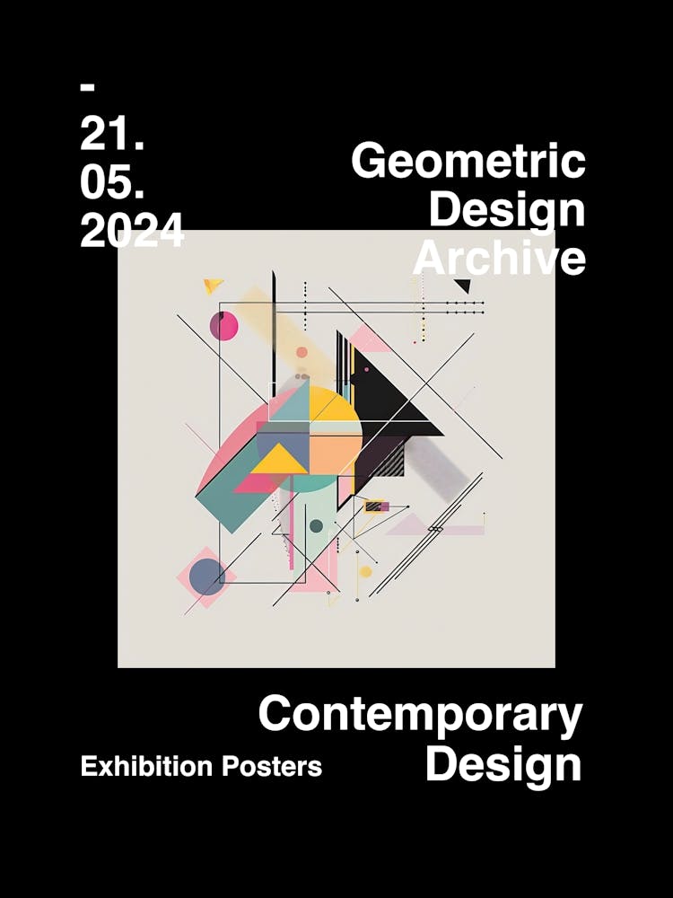 Geometric Design Archive Poster 03