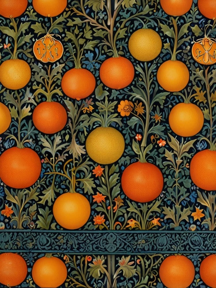 William Morris Oranges In A Tree